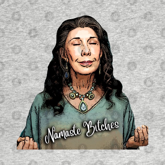 Frankie Bergstein Namaste by baranskini